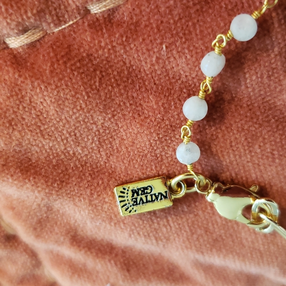 Nwot Native Gem Gold Neckless View 2